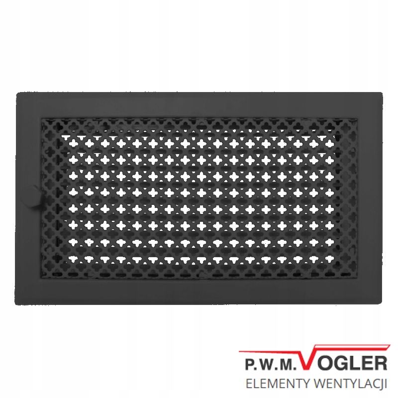 VOGLER Krbový rošt 30x15 čierna uzávierka Konic