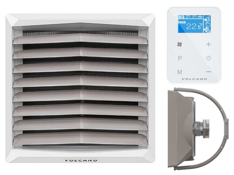 Vts volcano VR3 EC ohrievač 75 kW hmi regulátor