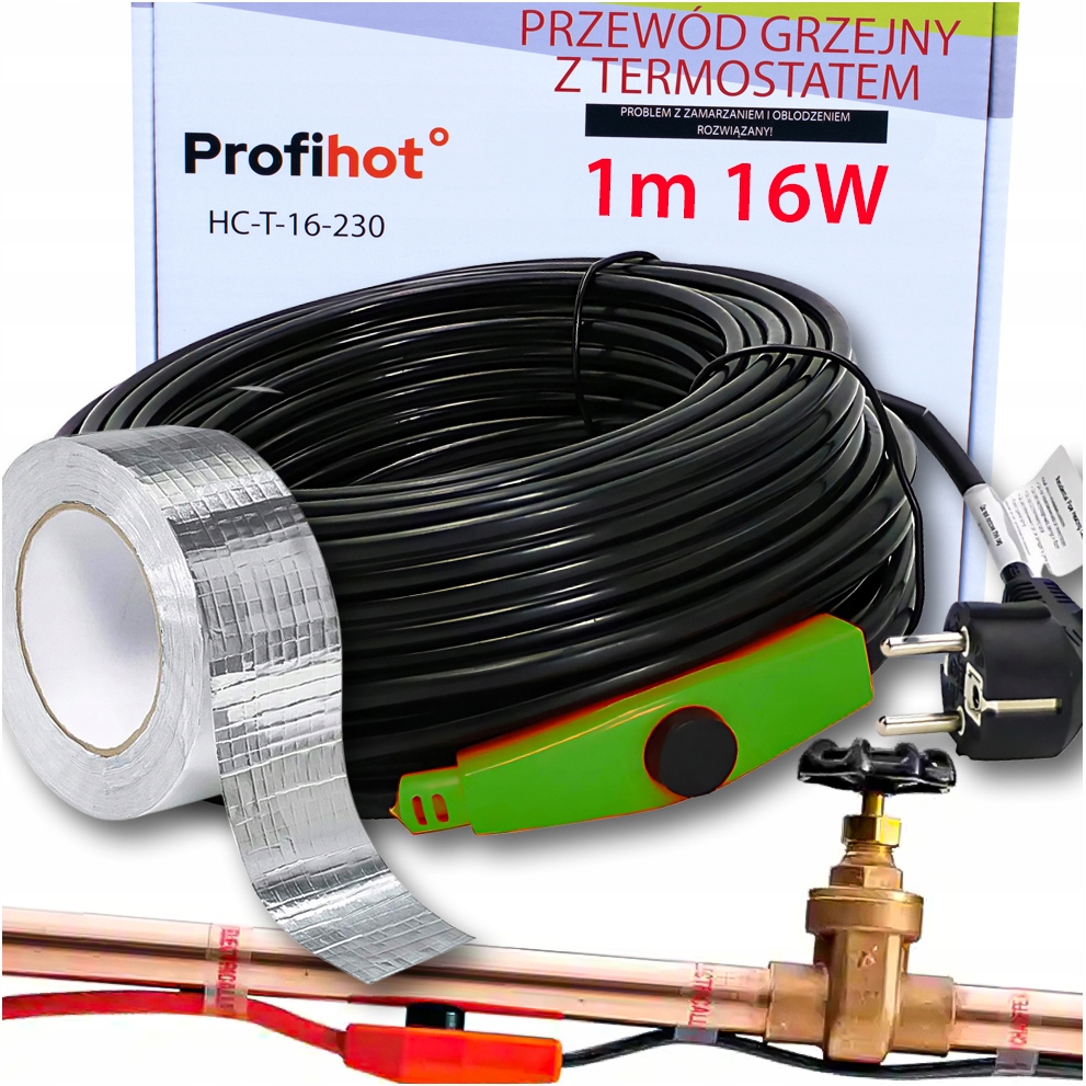 ProfiHOT vykurovací kábel 1 m 16 W