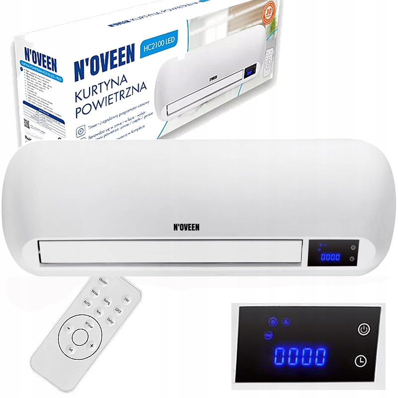 N'oveen HC2100 LED 2000 W ventilátorový ohrievač