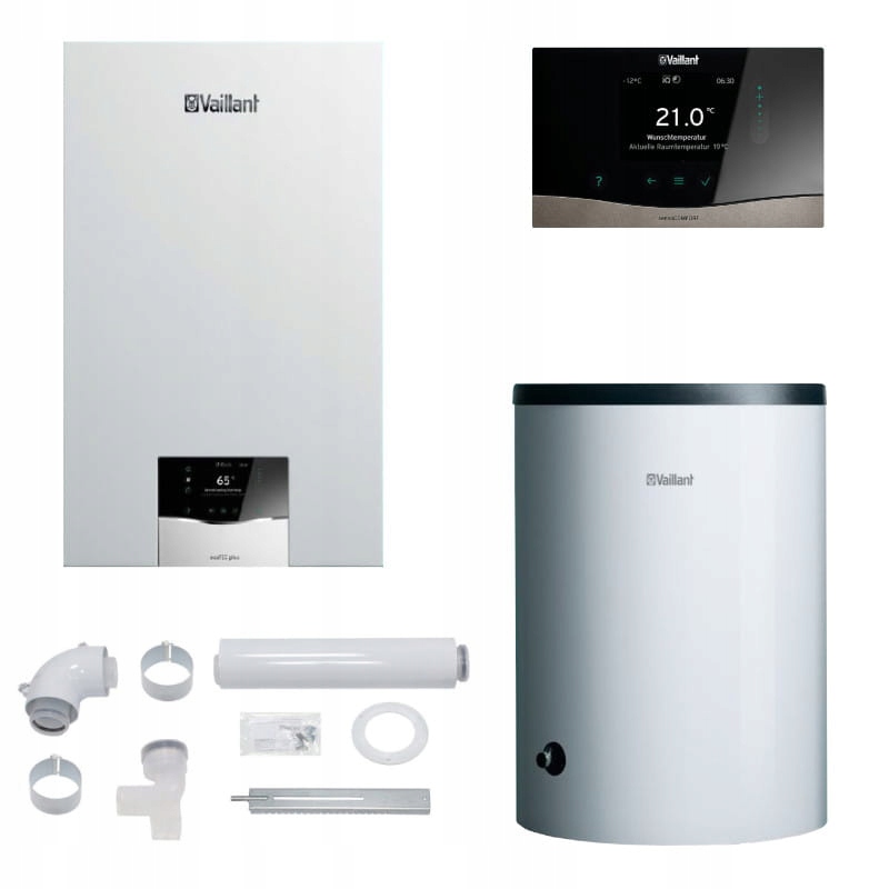 Jednofunkčný oceľový plynový sporák Vaillant, 20 kW