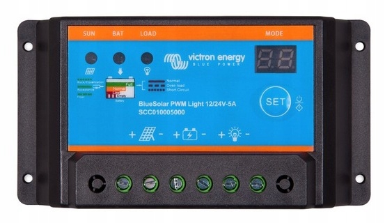 Fotovoltaika - Victron Energy Regulator PWM Light 12V 24V 5A