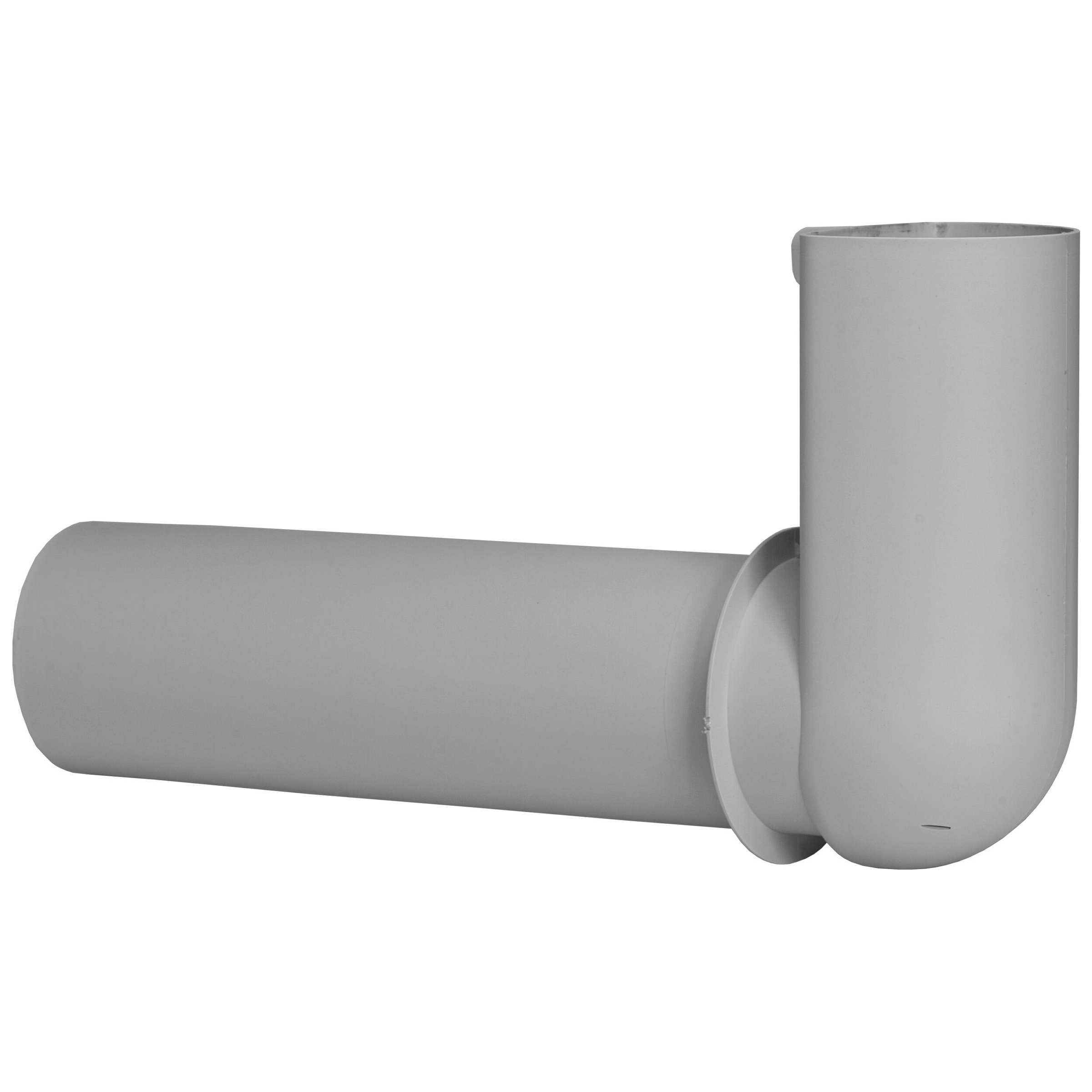 Koleno Vilpe Ross 125 mm svetlošedé