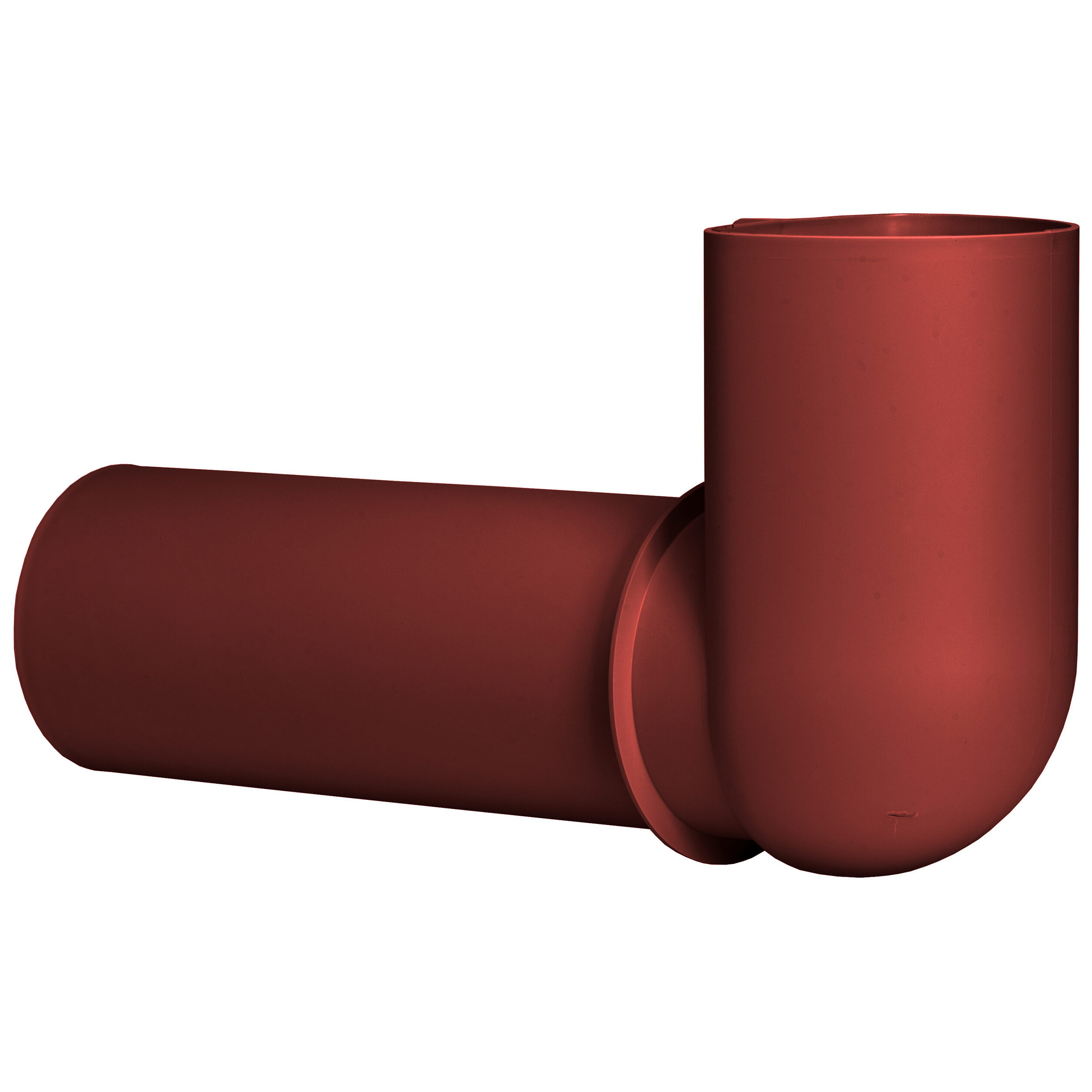 Koleno Vilpe Ross 160 mm červené