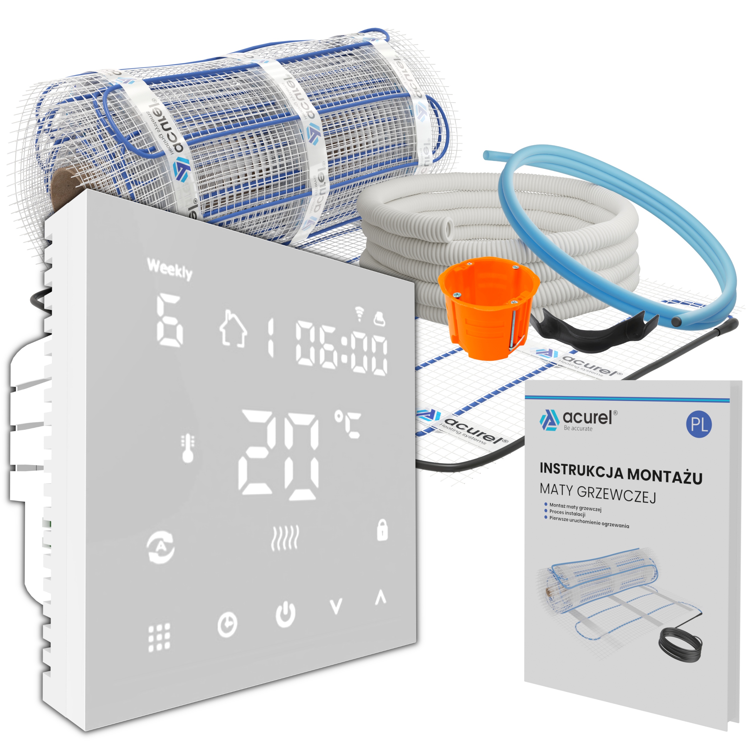 LCD termostat regulátor vykurovacia rohož 2,5 m2 Súprava