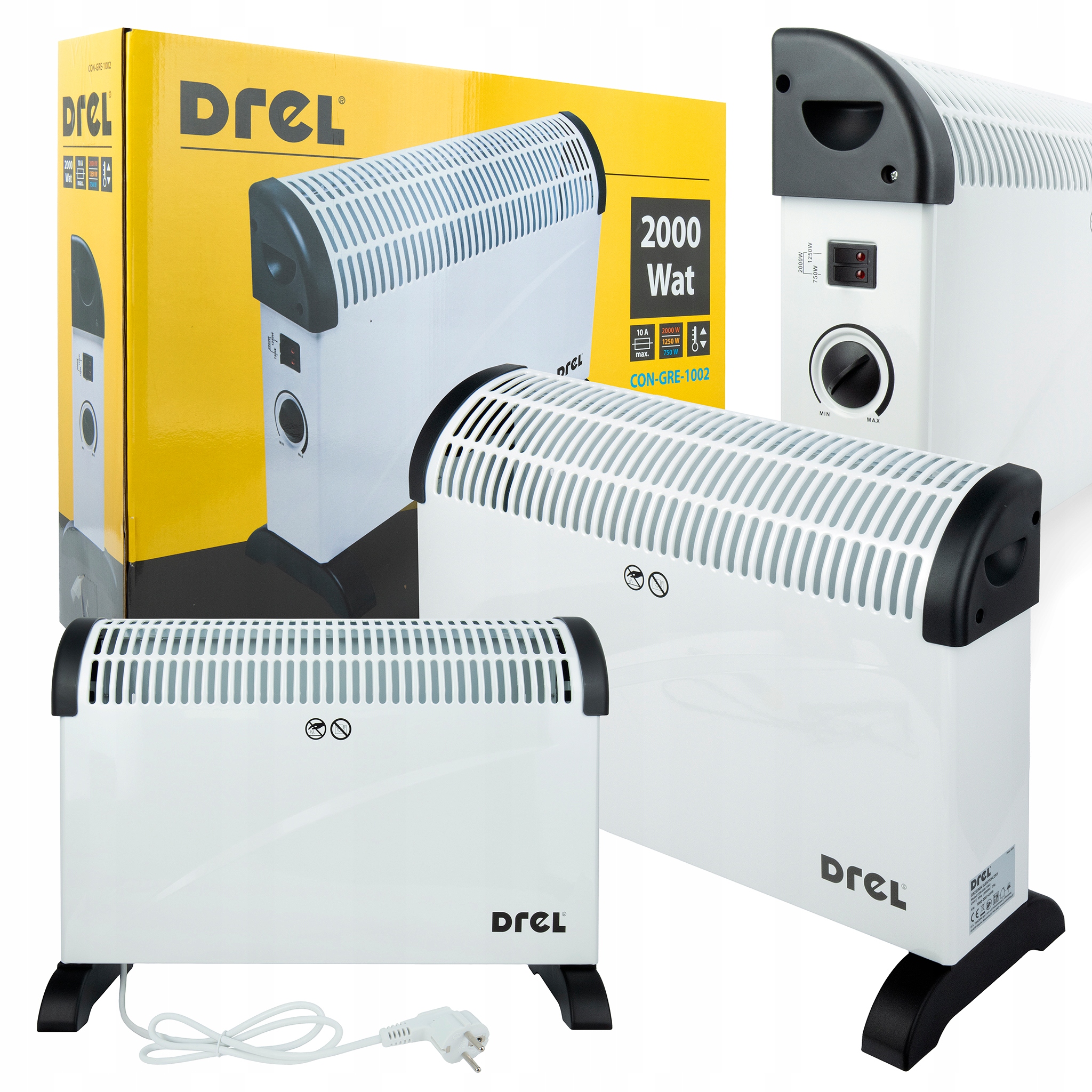Konvektor Condor 2000 W biely