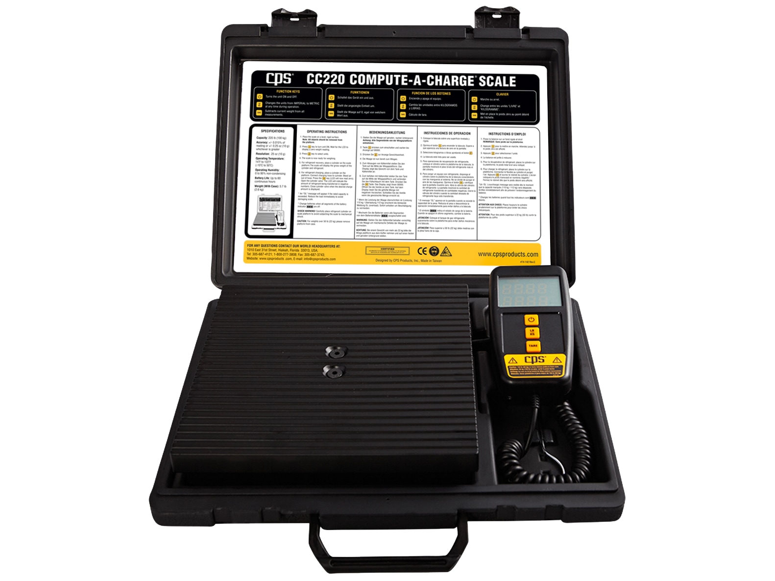 ELEKTRONICKÉ STUPNICE PRE KLIMATIZÁCIU CPS CC220