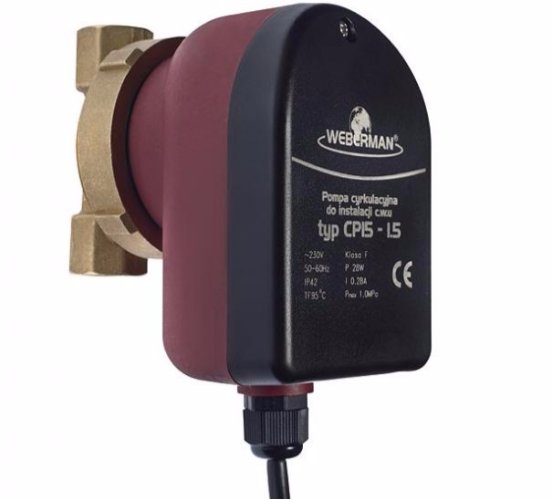 WEBERMAN RED cirkulačné čerpadlo na teplú vodu CP 15-1,5