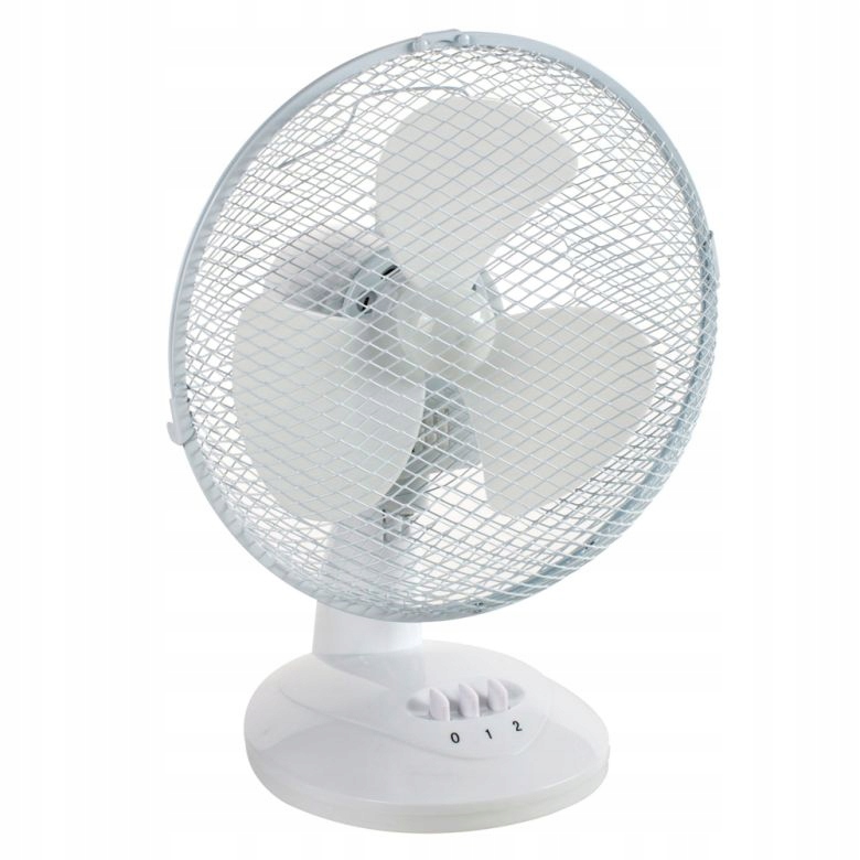 Ventilátor - DESKTOP FAN 9 "biely ventilátor