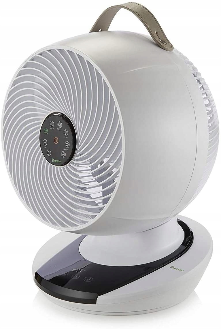 Ventilátor - DESKTOPOVÁ DESKTOPOVÁ LED CIRKULUJÚCA LED DIAĽKOVÉ OVLÁDANIE BIELA