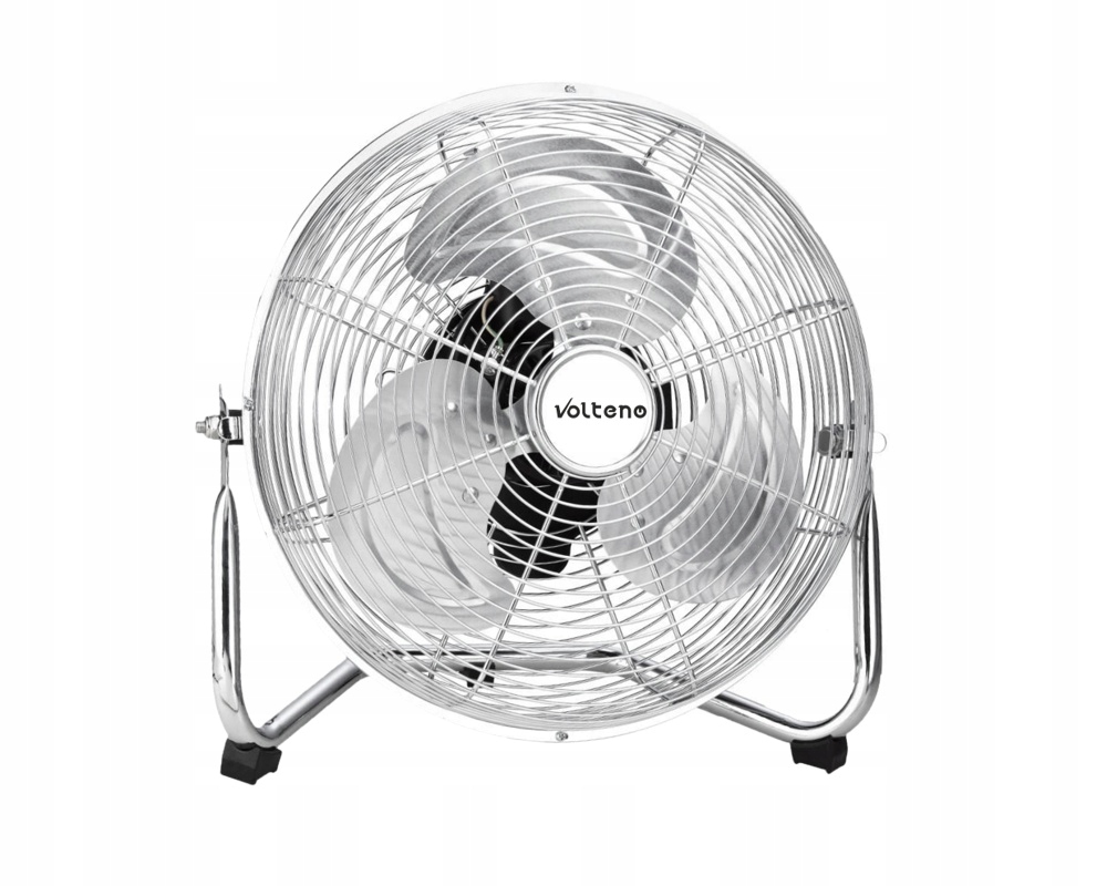 Ventilátor - 100W CHROMOVÝ PODLAHOVÝ CIRKULÁTOR