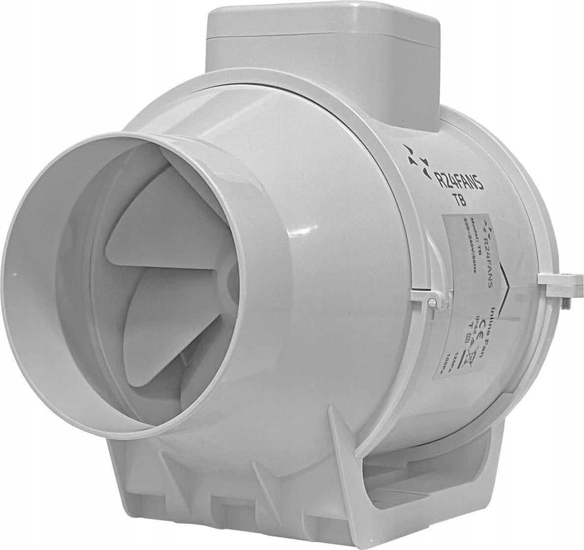 Ventilátor - VEDIACI VENTILÁTOR 170m3 / h TB100S pr. 100mm TICHÝ