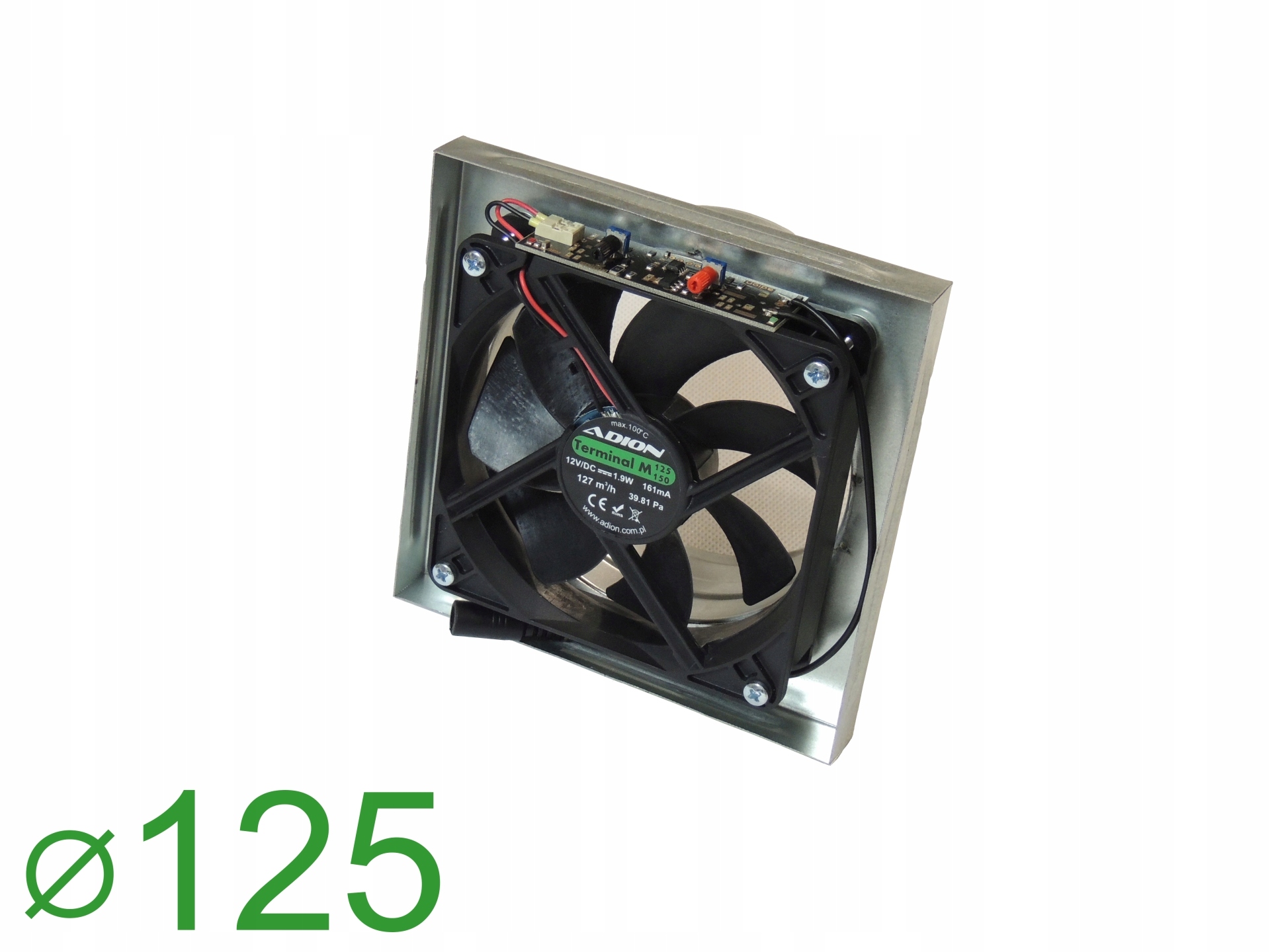TERMINÁLOVÝ VENTILÁTOR TURBÍNOVÉHO TURBÍNA M 125 RTO