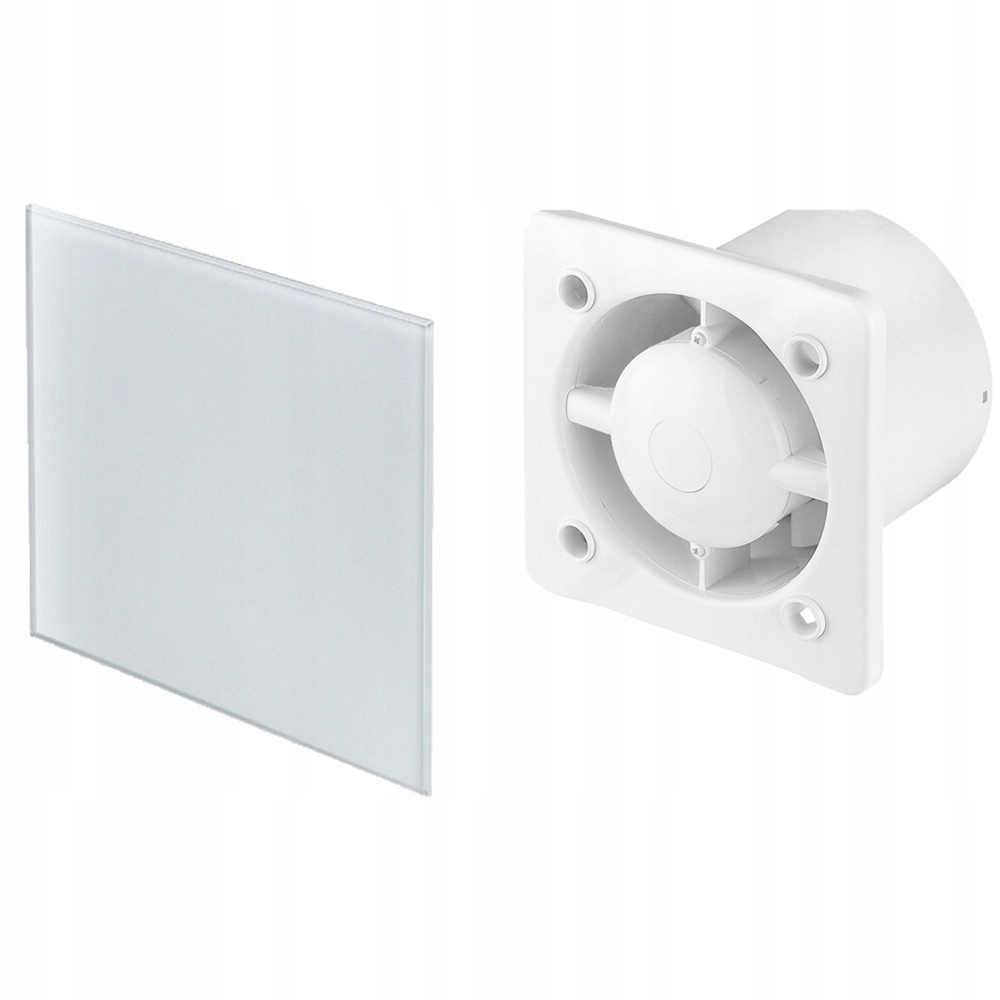 Ventilátor – kúpeľňa ventilátor biele sklo avent cube