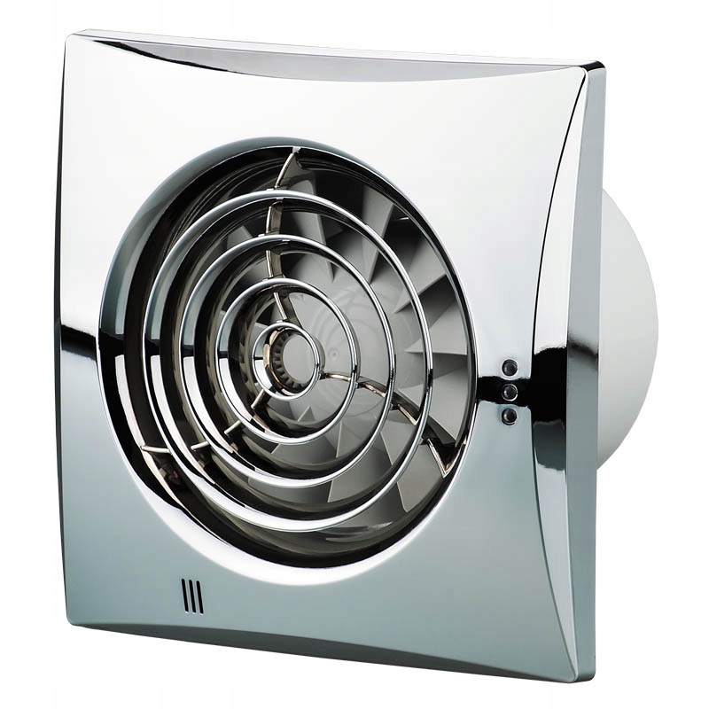 Ventilátor – TICHÝ VENTILÁTOR KÚPEĽNE 100 hygrrotimer, chróm