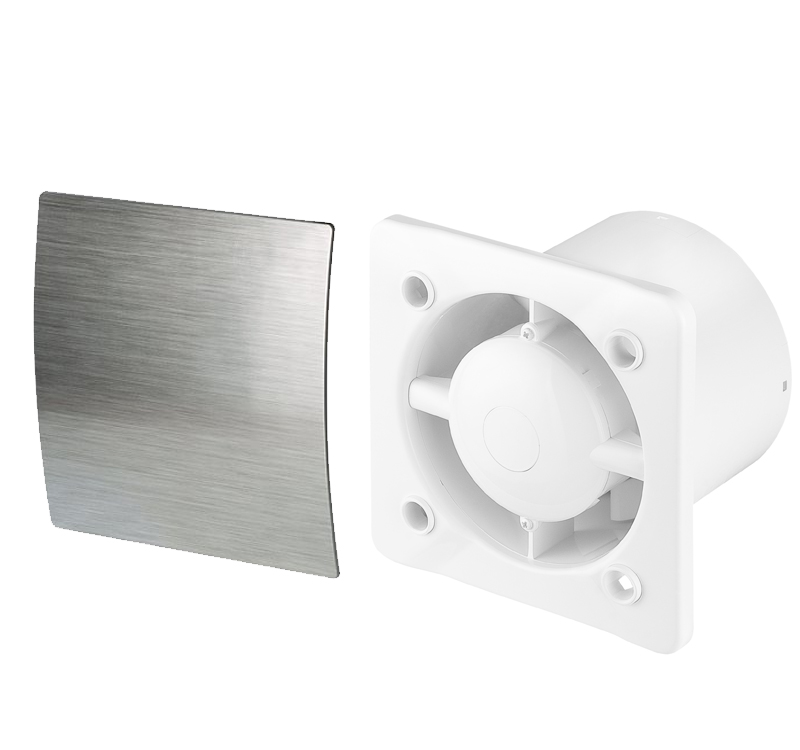 Ventilátor – spínač ventilátora + panelu escudo silver awenta