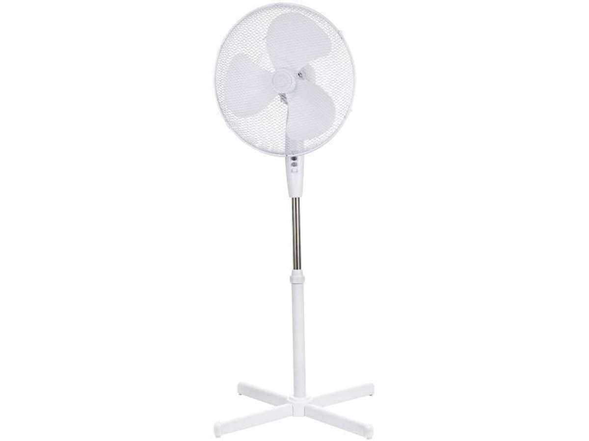 Ventilátor – Stojací ventilátor 40 cm 45 W BIELY