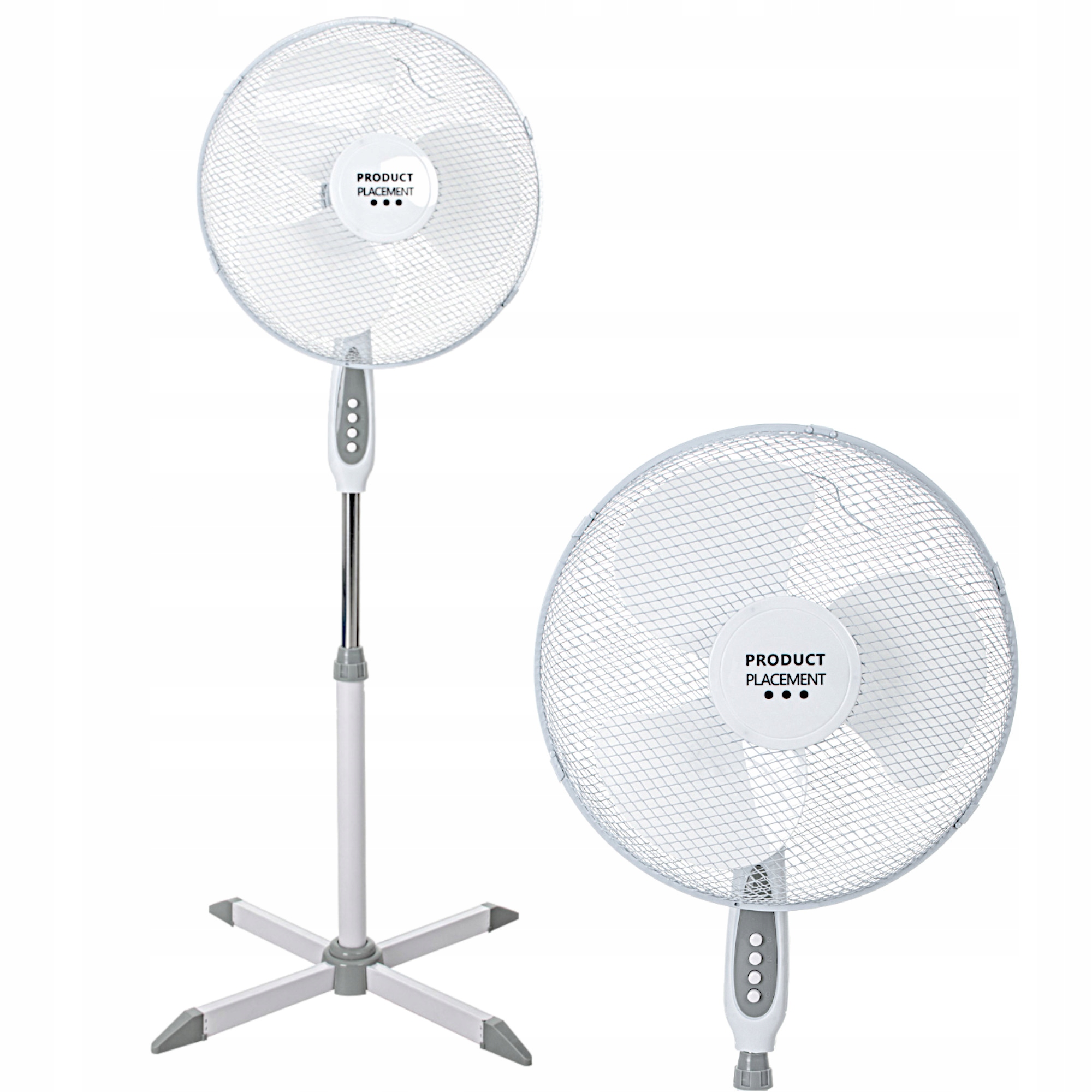 Ventilátor – stojanový ventilátor podlahy 45 W bielej podlahy