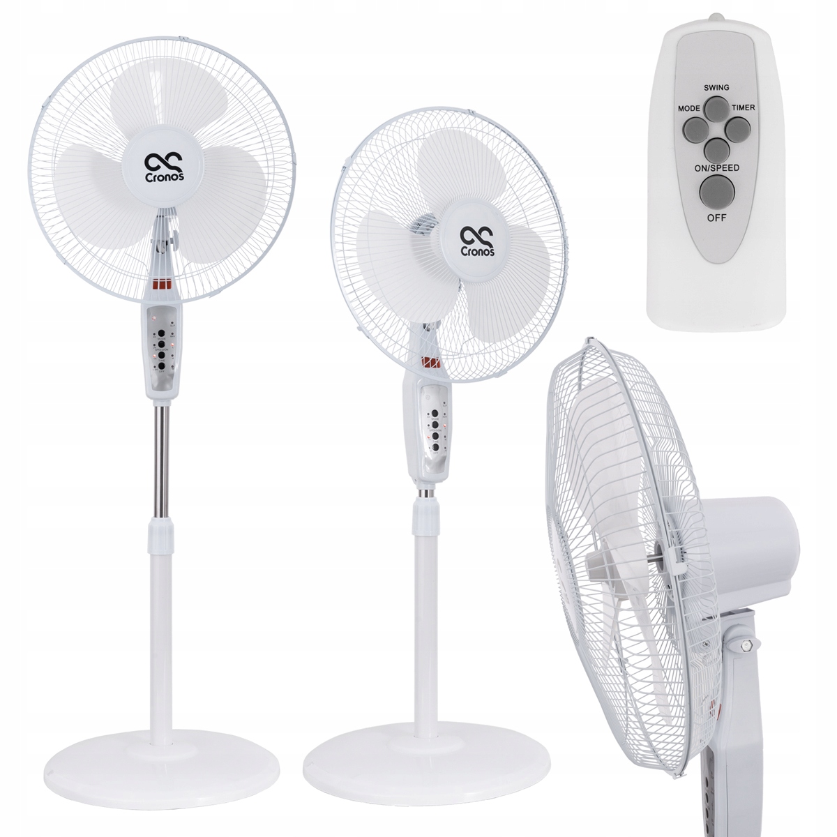 Ventilátor - VENTILÁTOR VEĽKÝ VENTILÁTOR PODLAHY + DIAĽKOVÉ OVLÁDANIE