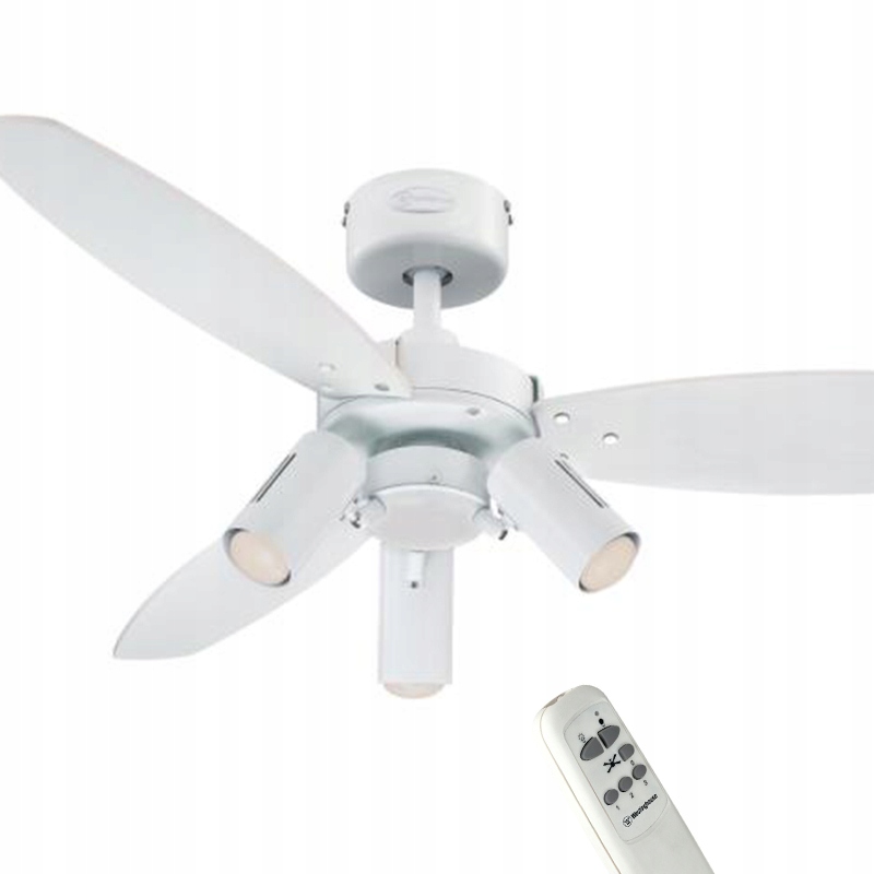 Ventilátor – JET PLUS BIELY STROPNÝ VENTILÁTOR 78703