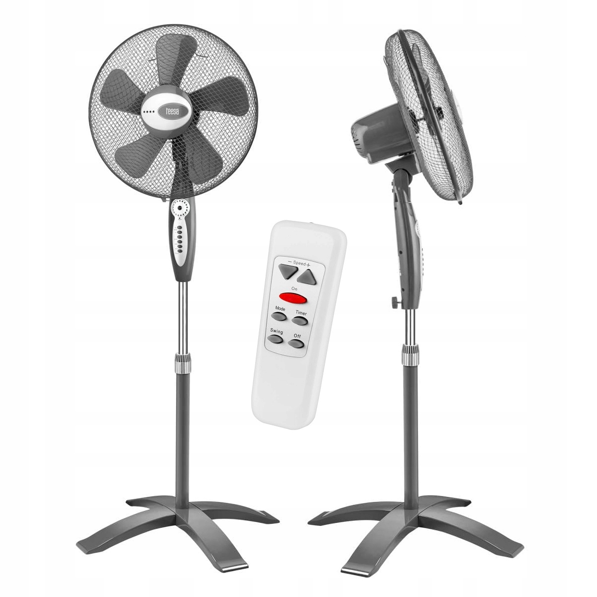 Ventilátor - Stojací VENTILÁTOR TICHÝ SILNÝ VENTILÁTOR s diaľkovým ovládaním