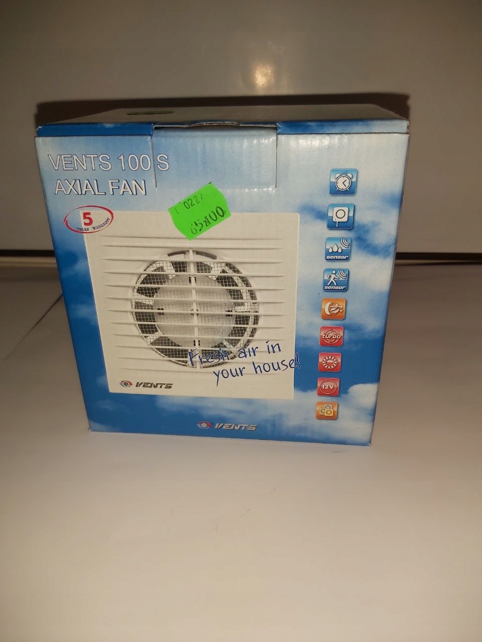 Ventilátor – VENTILY 100 S VENTILÁTOROM