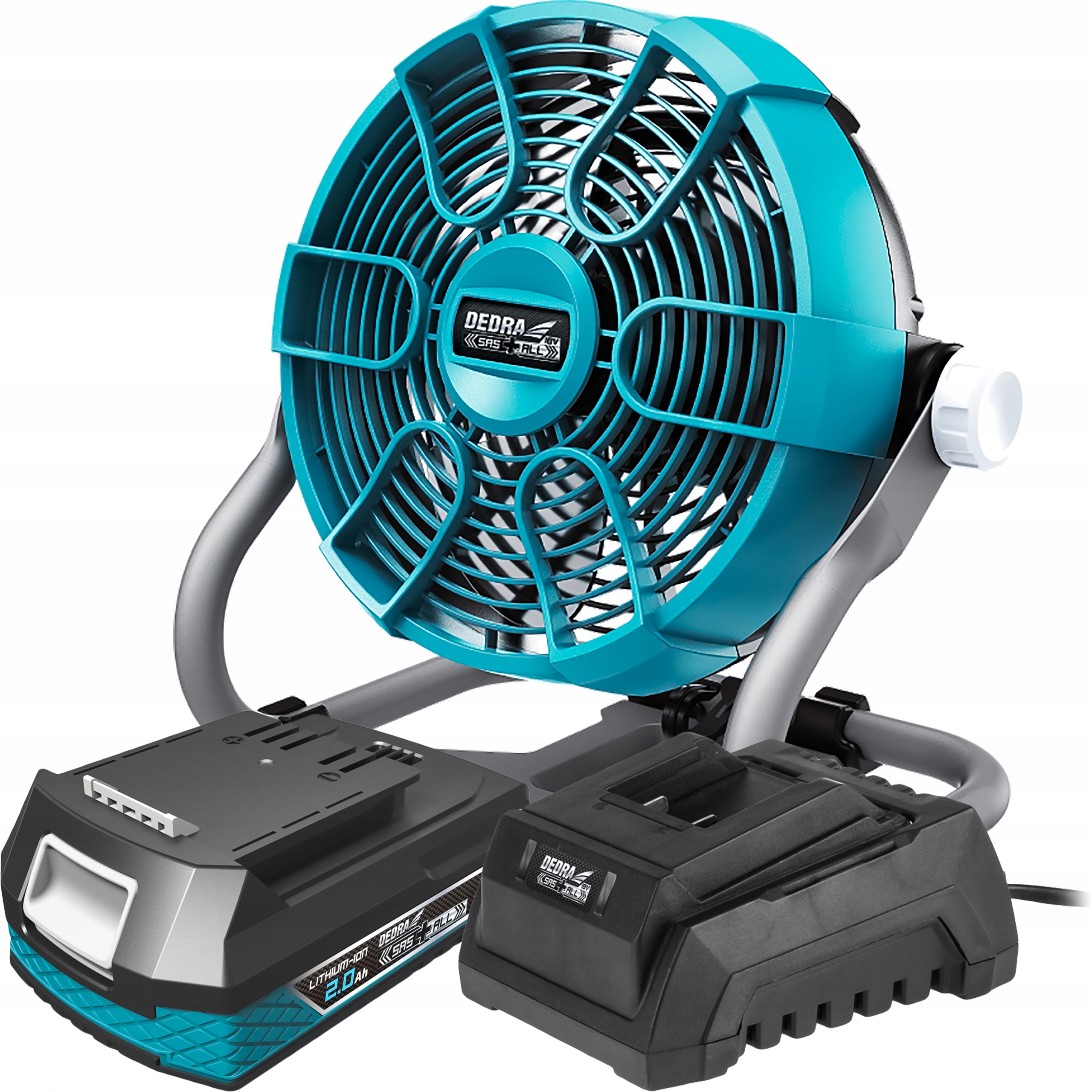 Ventilátor – bezdrôtový VENTILÁTOR AKU 18 V 2Ah DEDRA
