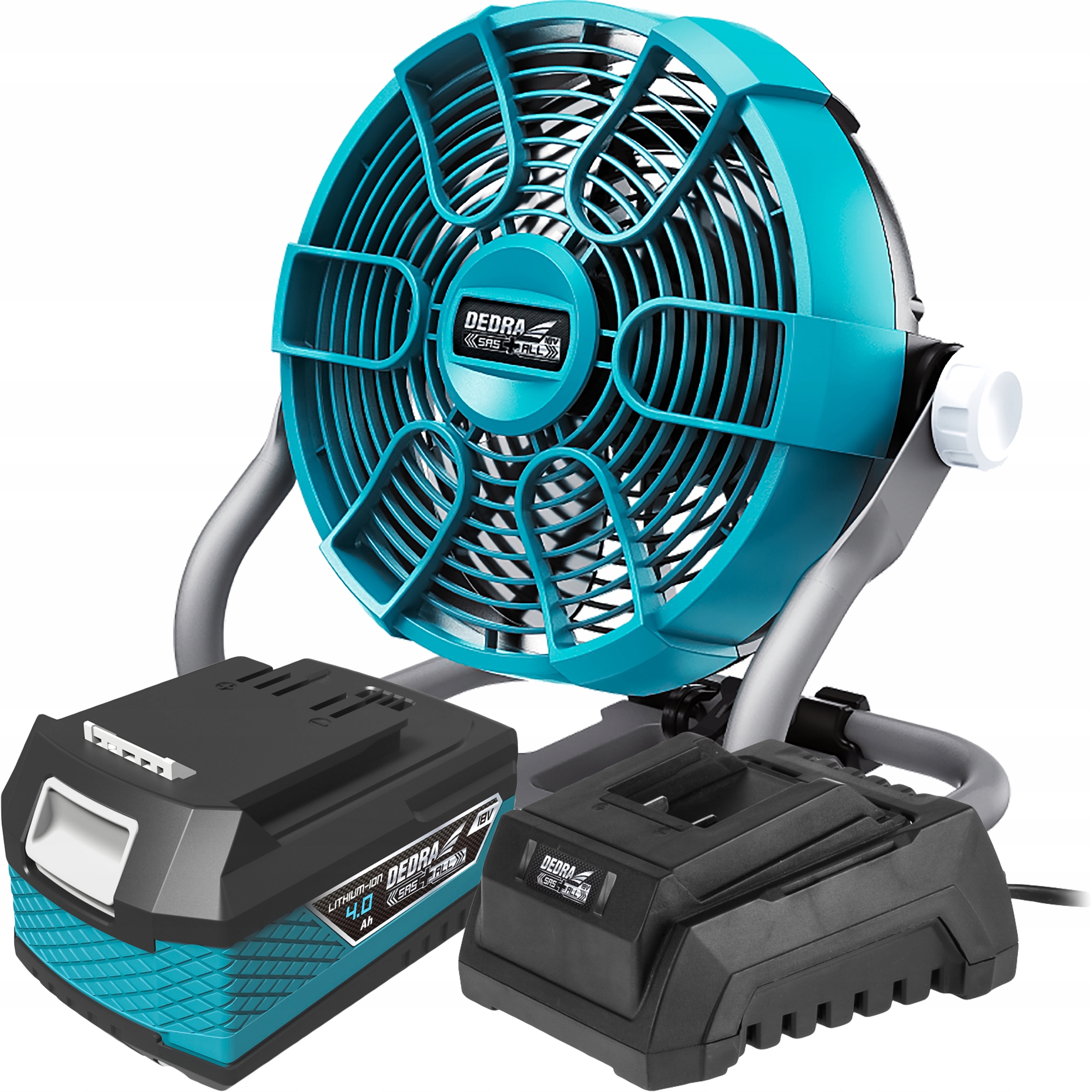 Ventilátor – bezdrôtový VENTILÁTOR AKU 18 V 4Ah DEDRA
