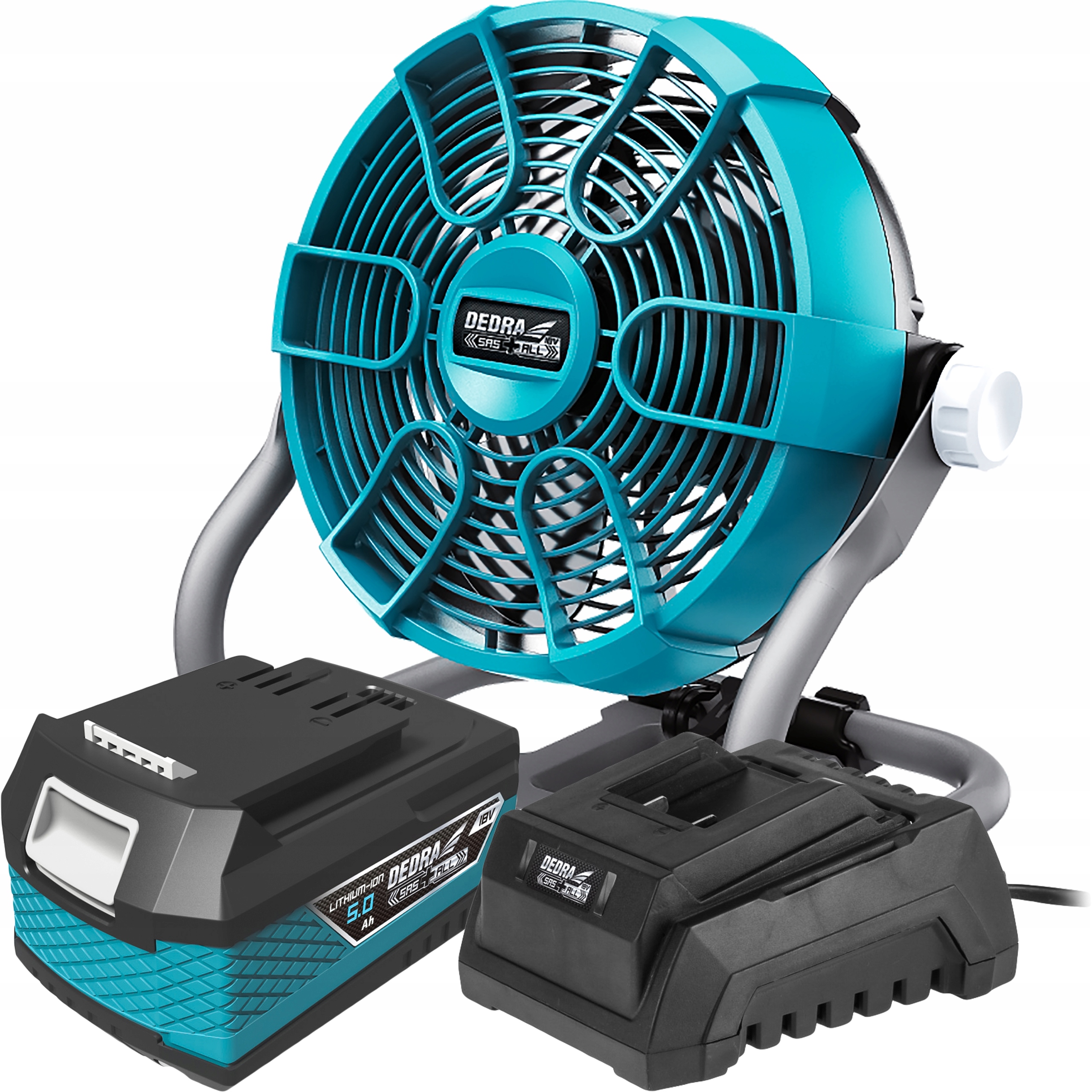 Ventilátor – bezdrôtový VENTILÁTOR AKU 18 V 5Ah DEDRA