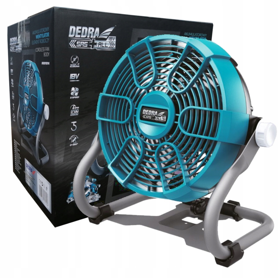 Ventilátor - BEZDRÁTOVÝ VENTILÁTOR DEDRA (BEZ AKU)