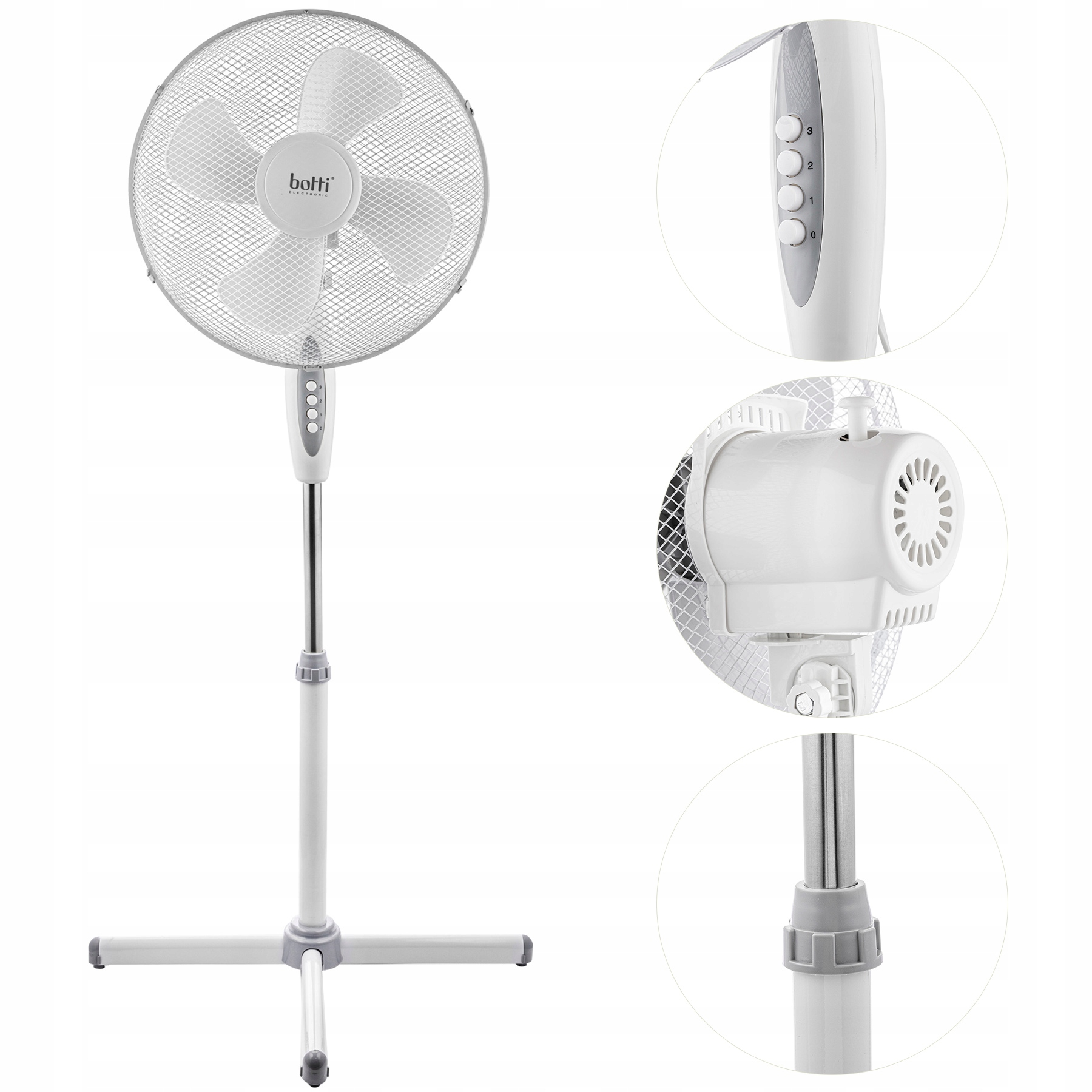 Ventilátor – PODLAHOVÝ VENTILÁTOR BOTTI SIROCCO 126 cm