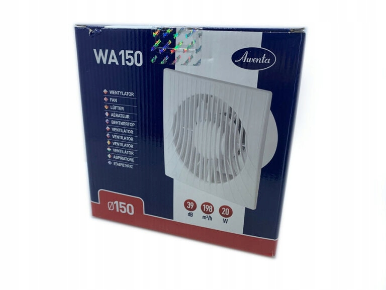 Ventilátor – SACÍ VENTIL WA150 150 mm AWENTA