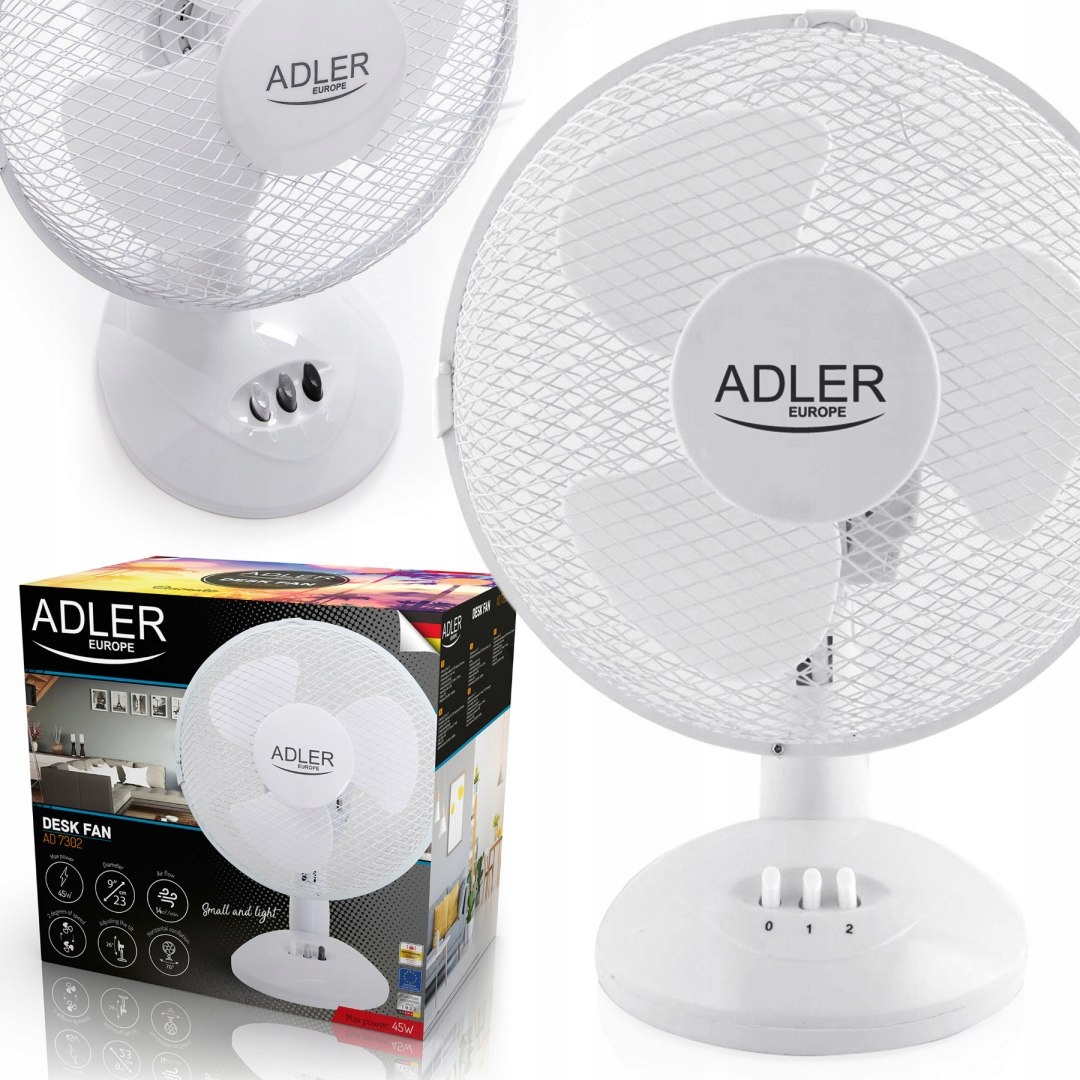 Ventilátor - VENTILÁTOR Ventilátor pre domáci stôl SILNÝ SILENT 45W