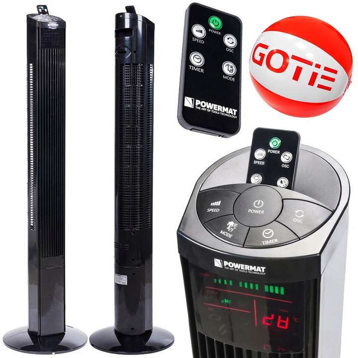 Ventilátor - STOJAN VENTILÁTORA VENTILÁTORA + DIAĽKOVÉ OVLÁDANIE
