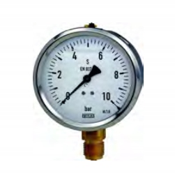 Manometer WIKA 0-2,5 bar, zadný, G 1/4 B 213.53.063