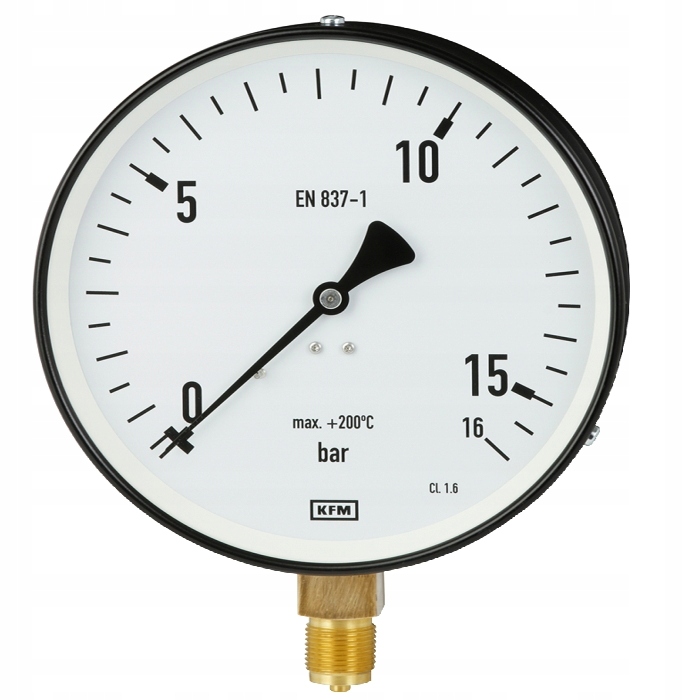 WIKA manometer 0-4 bar, dolny, M20x1,5, 111.22.100