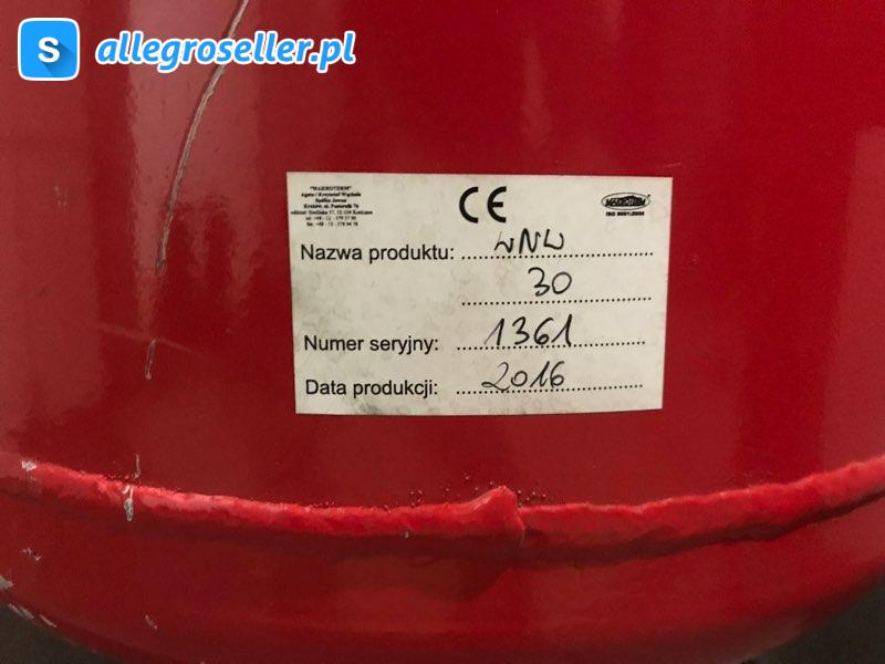 VÝMENNÍK TEPLA WNW 30 30 kW S NÁDRŽOU NA PRETOK