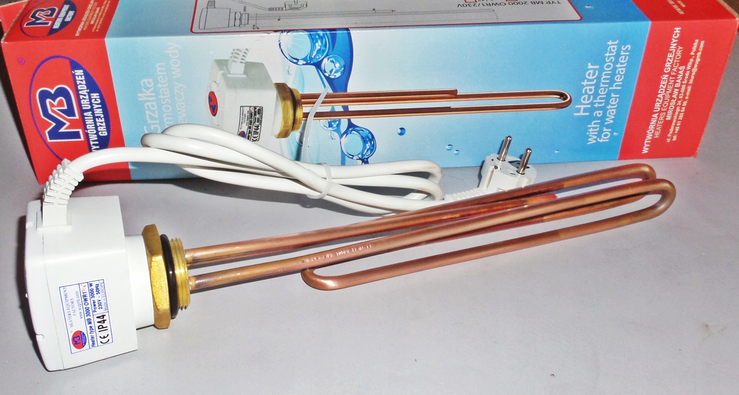 OHRIEVAČ WUG MB PRE KOTLE GALMET KOSPEL 6/4 '3000 W