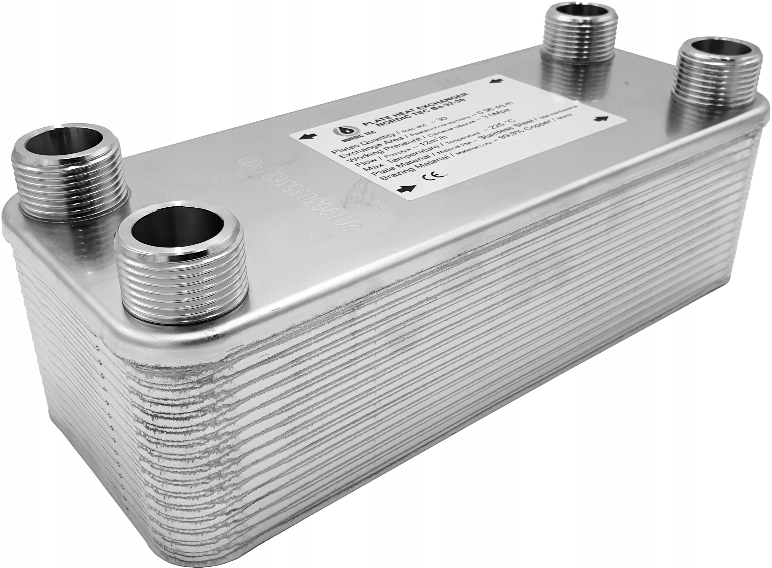 VÝMENNÍK TEPLA 1 1/4 '20-platne NT 45kW 5/4