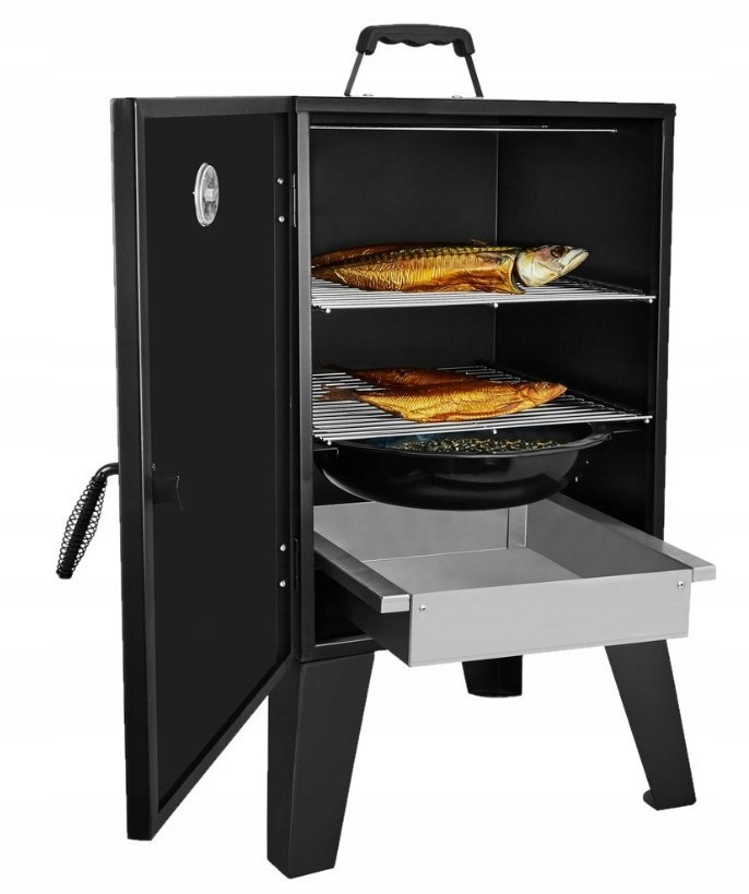 Krbová vložka - Čierna udiareň sada na nožičkách 80cm