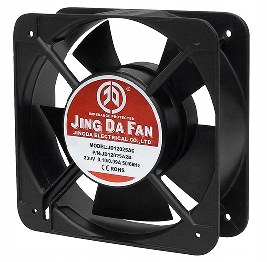 Ventilátor – Guľový ventilátor 120 × 25 mm 230 V TERMINÁL