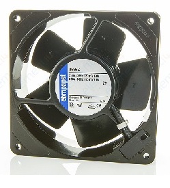 Ventilátor EBM / K, mriežka, turbínový krb DGP
