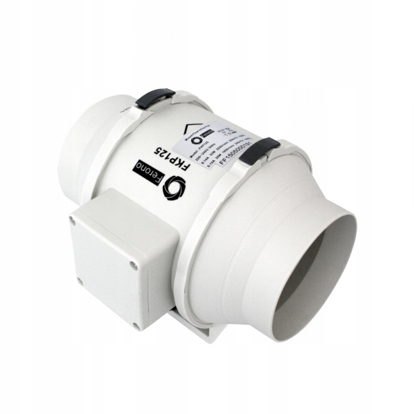 Ventilátor – Plastový potrubný ventilátor 125 284 m3 / h FKP125