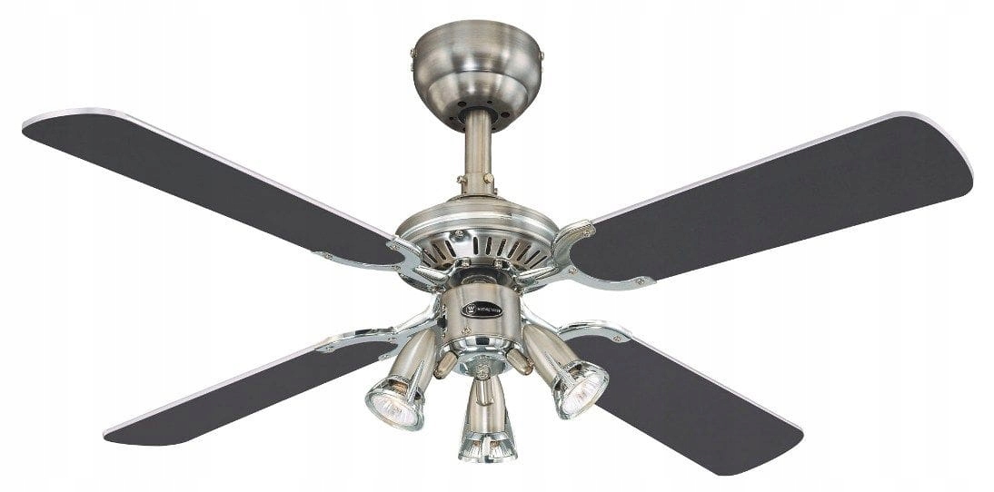 Ventilátor – PRINCESS EURO ventilátor, lampa 3 x spálňa GU10