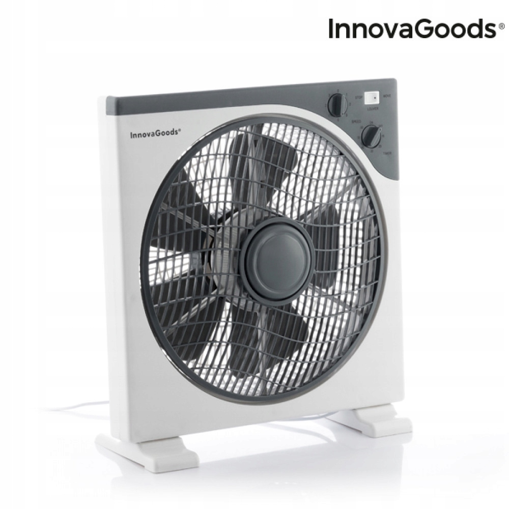 Ventilátor - Podlahový ventilátor InnovaGoods Box Ø 30 cm 50W B