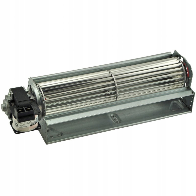 Radiálny ventilátor na ľavej strane, 90 mm, 230 V.