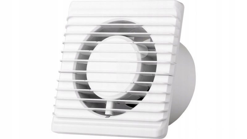 Ventilátor - 100mm 8W nástenný ventilátor / časovač / pl