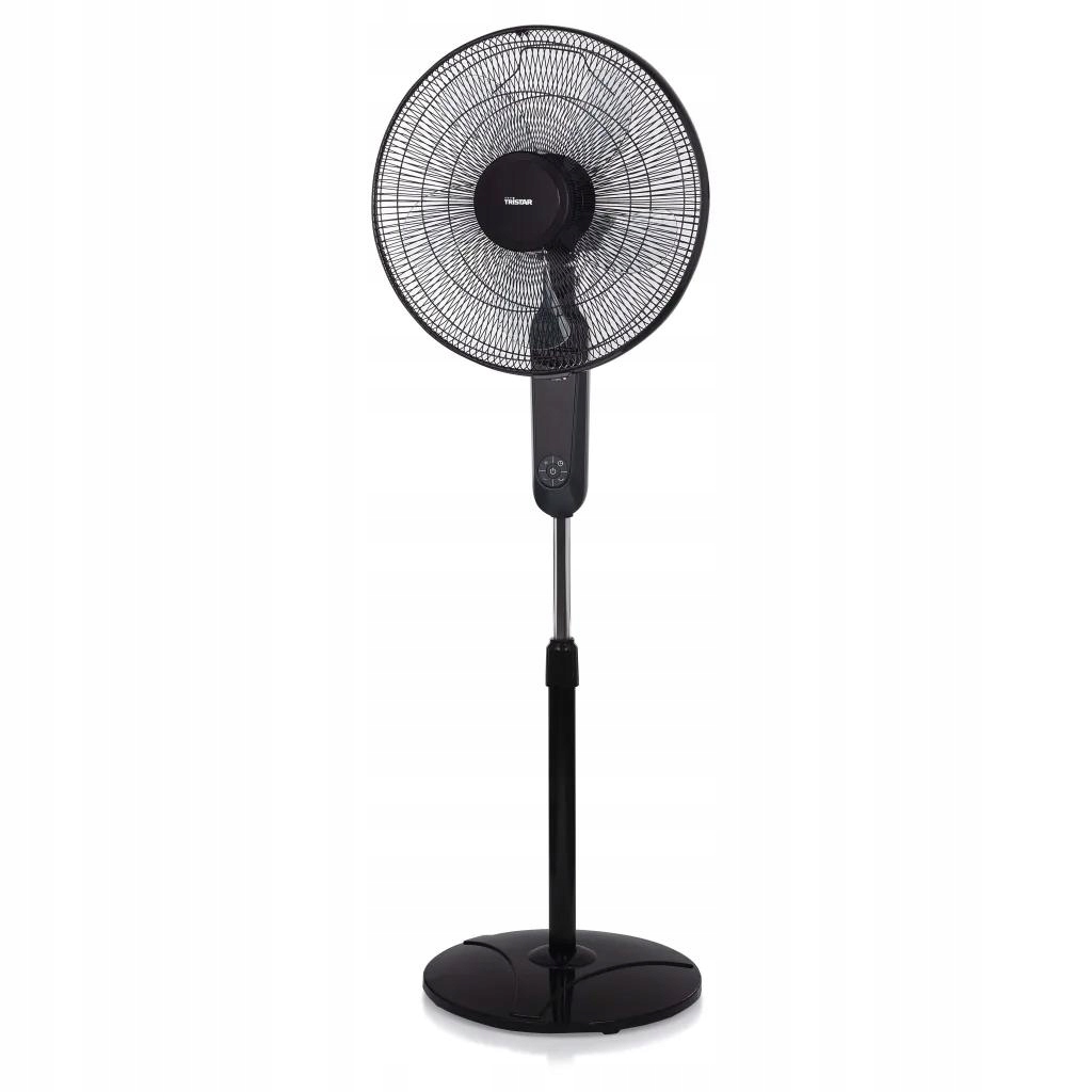 Ventilátor - Stojací ventilátor, 45 W, 40 cm, čierny