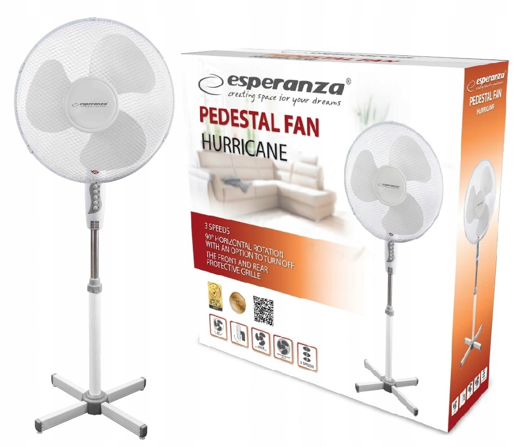 Ventilátor - Stojací ventilátor ESPERANZA 130 Ventilátor