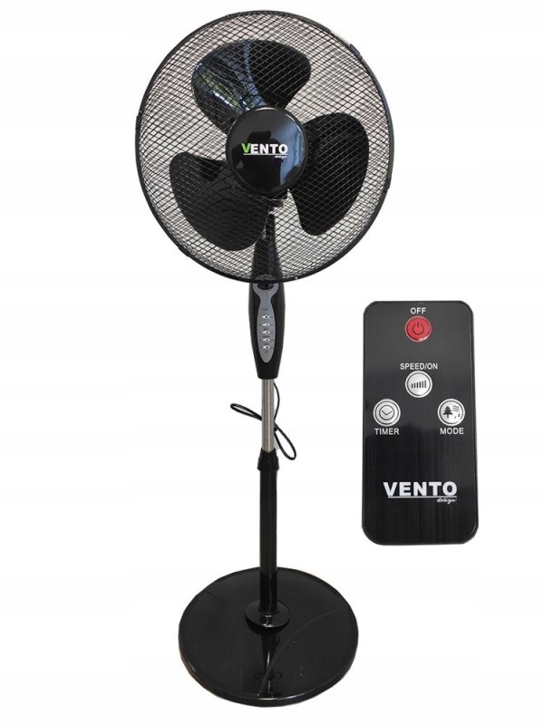 Ventilátor - Podlahový ventilátor Vento 40 cm 40 W s diaľkovým ovládaním